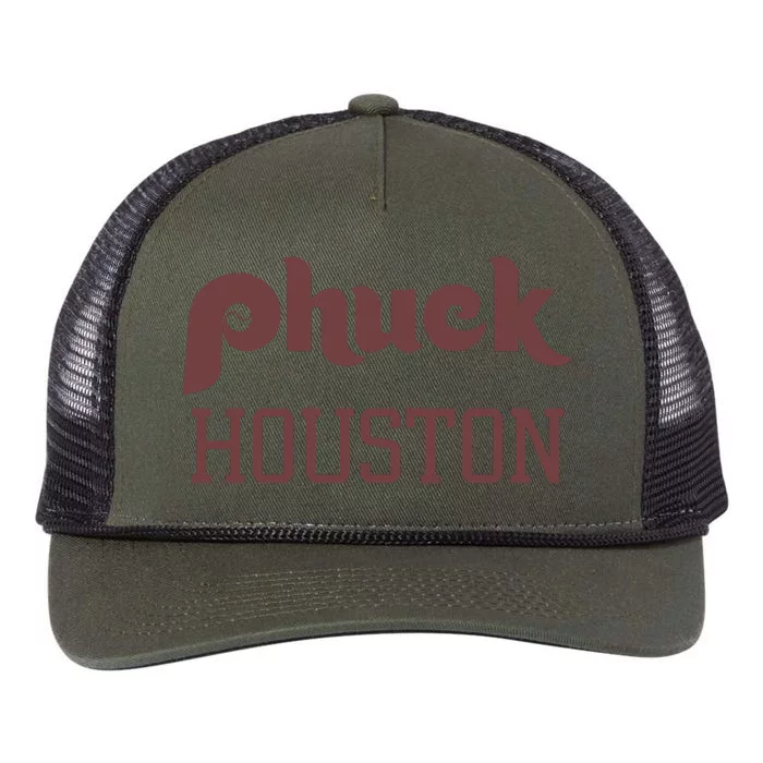 Philadelphia Baseball Phuck Houston Retro Rope Trucker Hat Cap