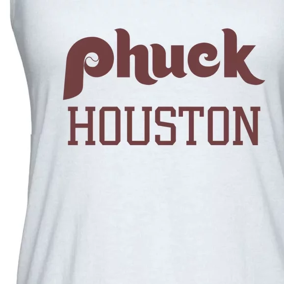 Philadelphia Baseball Phuck Houston Ladies Essential Flowy Tank