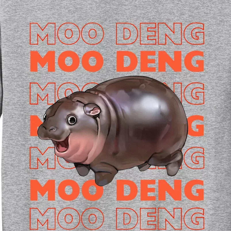 Pygmy Bouncy Pig In Thai Costume Moo Deng Tall Sweatshirt