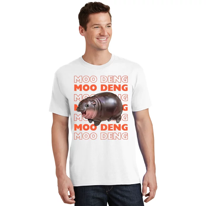 Pygmy Bouncy Pig In Thai Costume Moo Deng T-Shirt