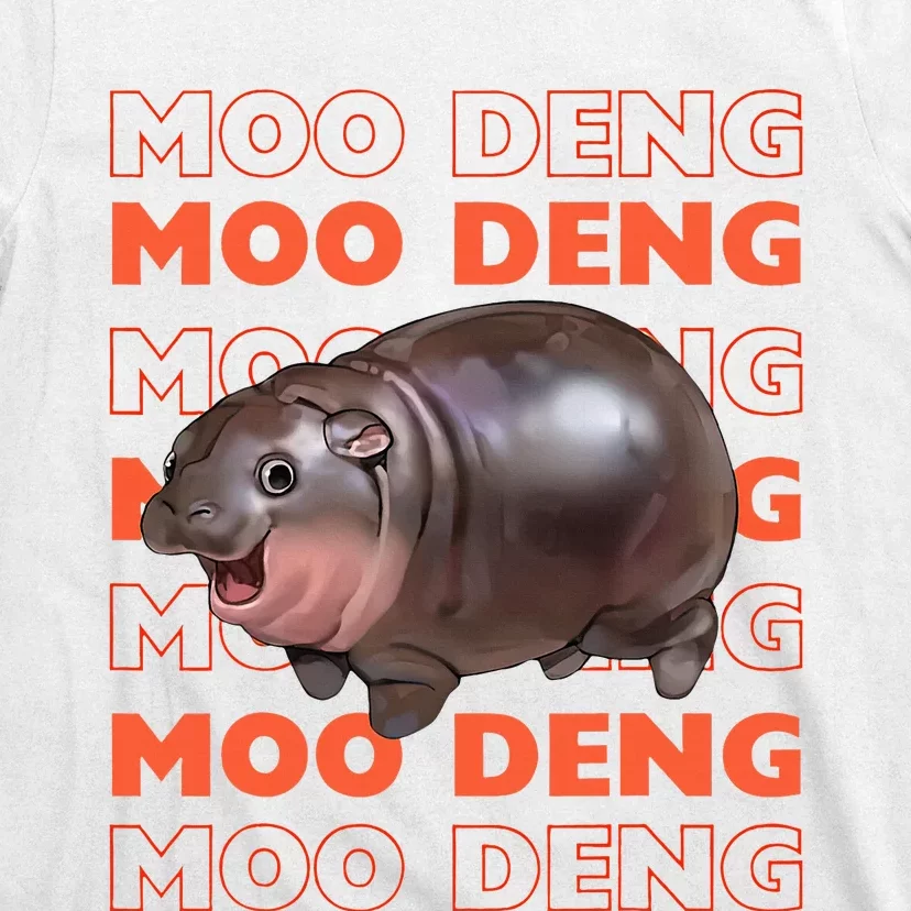 Pygmy Bouncy Pig In Thai Costume Moo Deng T-Shirt