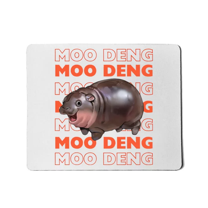 Pygmy Bouncy Pig In Thai Costume Moo Deng Mousepad