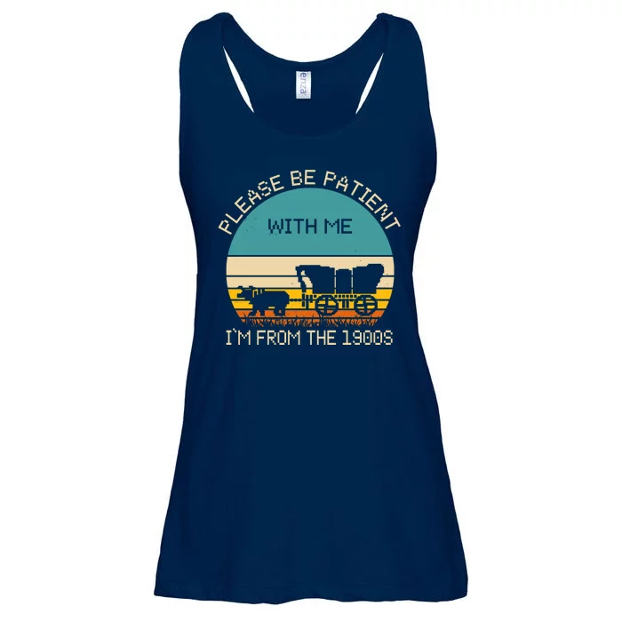 Please Be Patient With Me Im From The 1900s Vintage Ladies Essential Flowy Tank