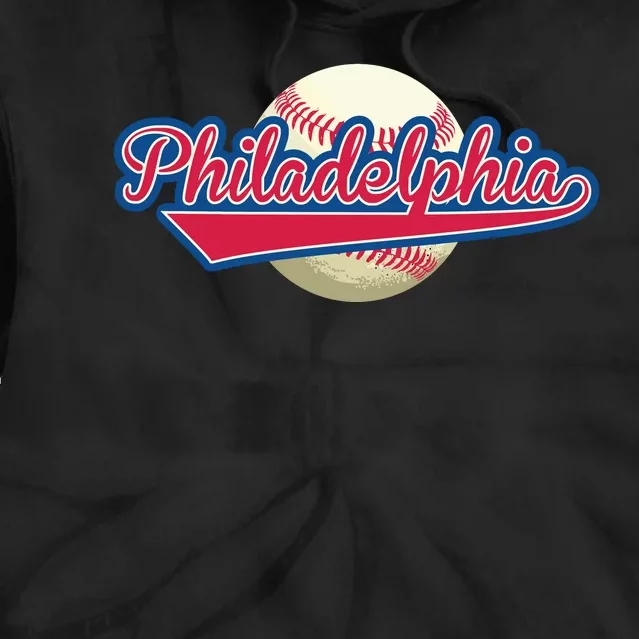 Philadelphia Baseball Tie Dye Hoodie