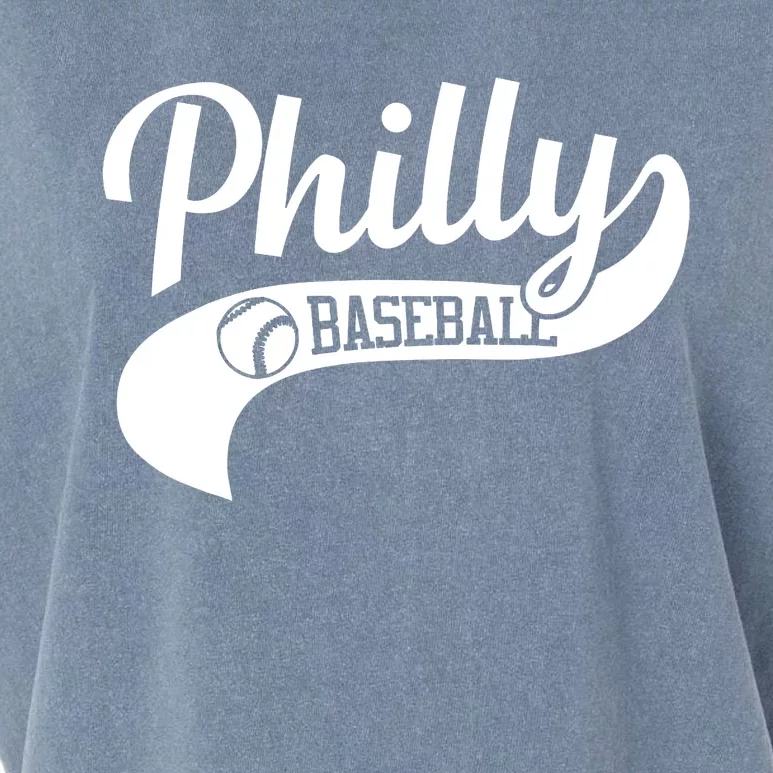 Philly Baseball Player Garment-Dyed Women's Muscle Tee