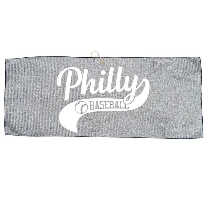 Philly Baseball Player Large Microfiber Waffle Golf Towel