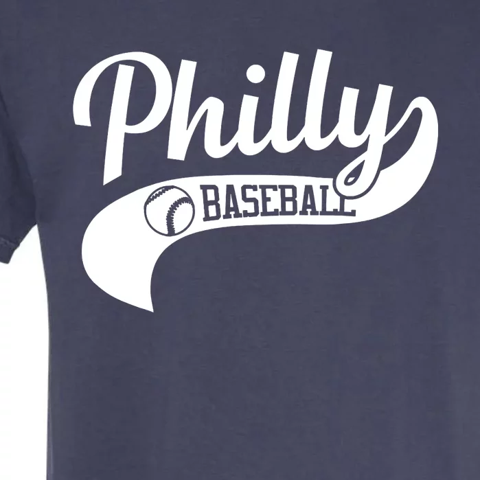 Philly Baseball Player Garment-Dyed Heavyweight T-Shirt