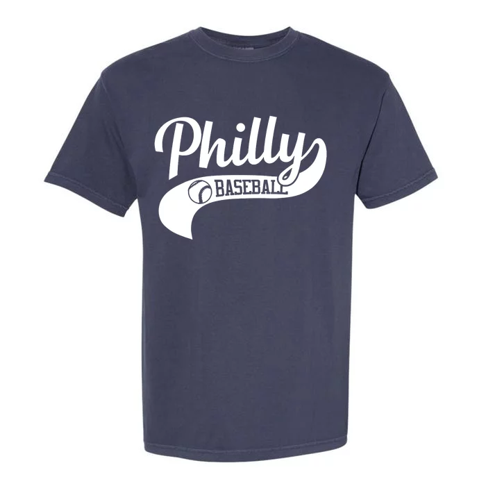 Philly Baseball Player Garment-Dyed Heavyweight T-Shirt