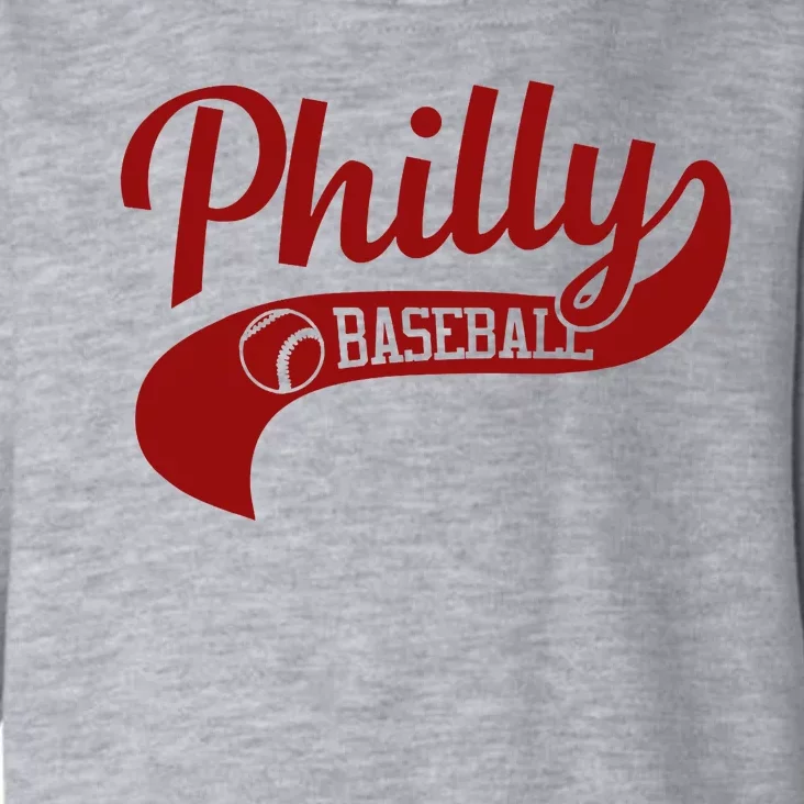 Philly Baseball Player Toddler Hoodie