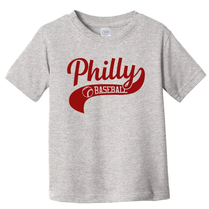 Philly Baseball Player Toddler T-Shirt