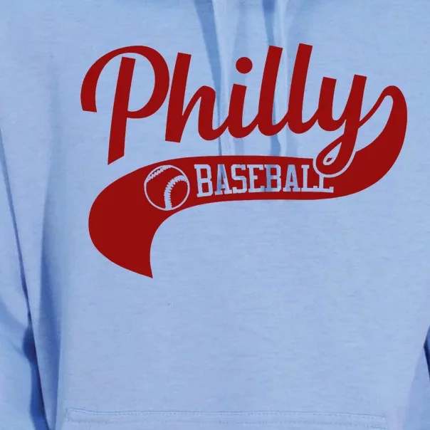 Philly Baseball Player Unisex Surf Hoodie