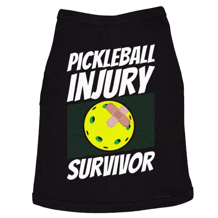 Pickleball Band-Aid Pickleball Injury Survivor Doggie Tank