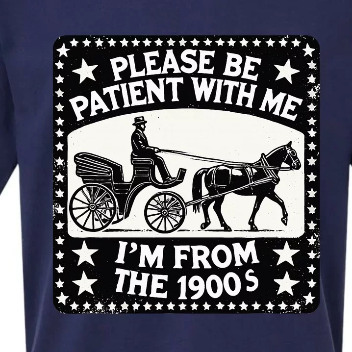 Please Be Patient With Me Im From The 1900s Funny 30s 40s 50 Sueded Cloud Jersey T-Shirt