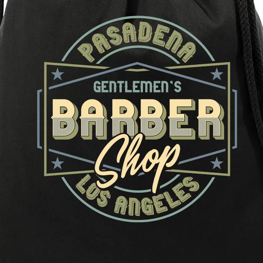 Pasadena Barbershop Drawstring Bag