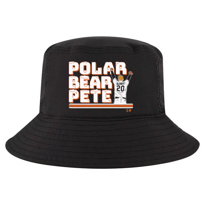 Polar Bear Pete New York Baseball Cool Comfort Performance Bucket Hat