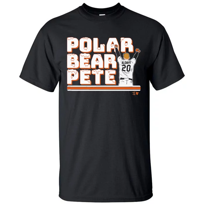 Polar Bear Pete New York Baseball Tall T-Shirt