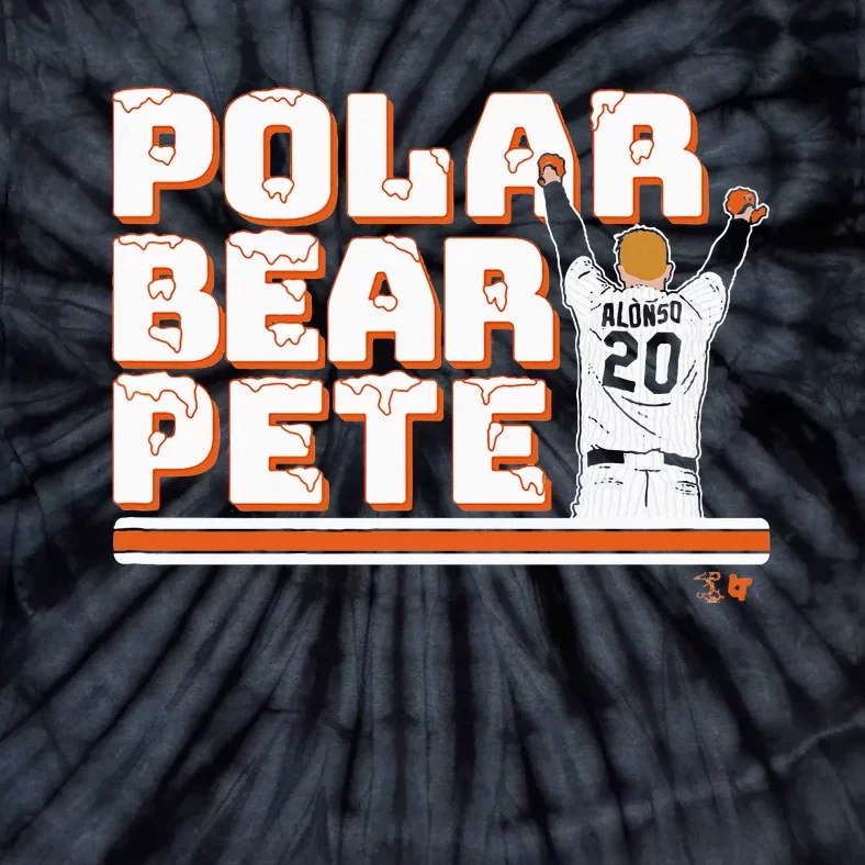 Polar Bear Pete New York Baseball Tie-Dye T-Shirt