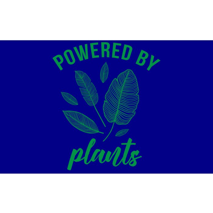 Powered By Plants Vegan Vegetarian Plantgreat Giftbased Gift Bumper Sticker