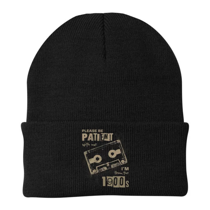 Please Be Patient With Me IM From The 1900s Music Knit Cap Winter Beanie