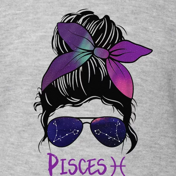 Pisces Birthday Pisces woman Zodiac Constellation Toddler Sweatshirt