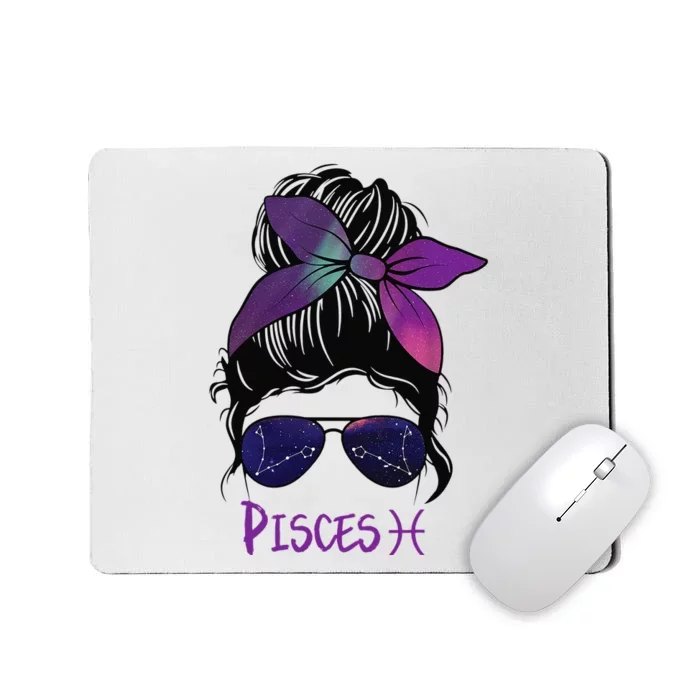 Pisces Birthday Pisces woman Zodiac Constellation Mousepad