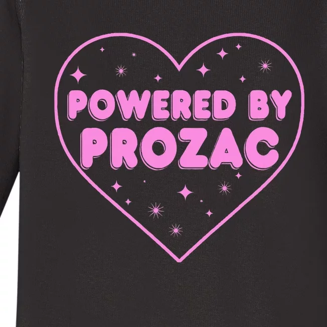 Power By Prozac Baby Long Sleeve Bodysuit