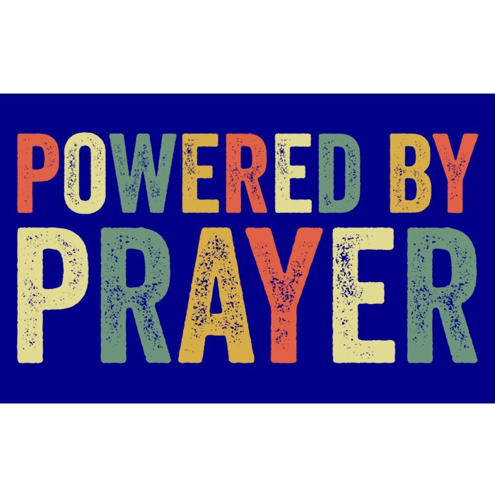 Powered By Prayer God Believer Pray Christian Faith Religion Gift Bumper Sticker