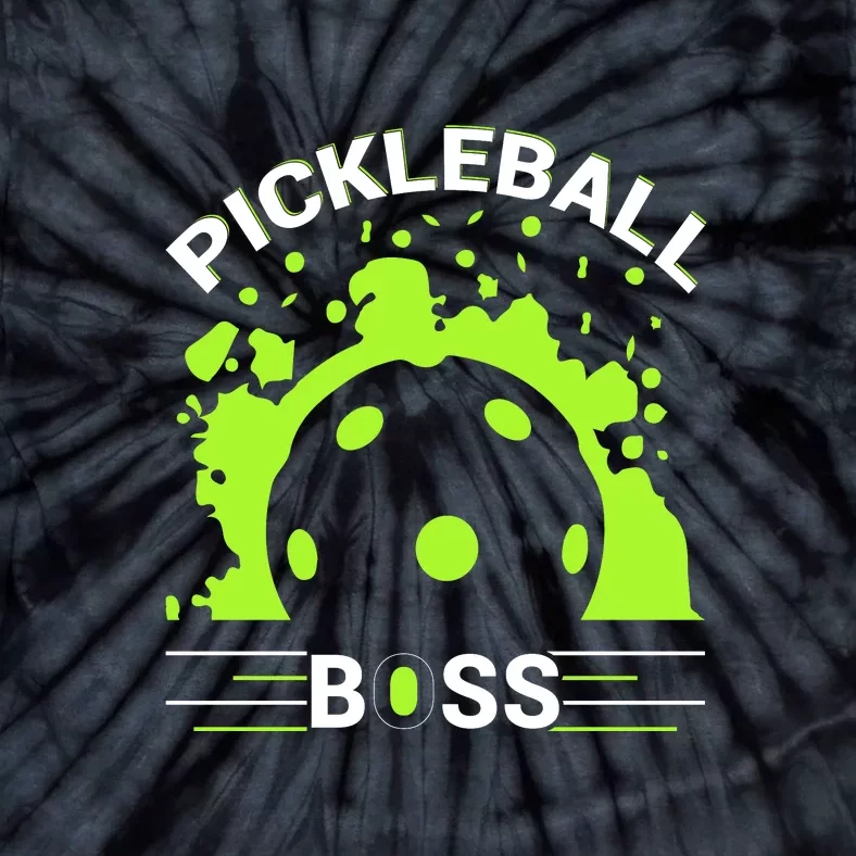 Pickleball Boss Paddles Sport Gift For Pickleball Team Tie-Dye T-Shirt