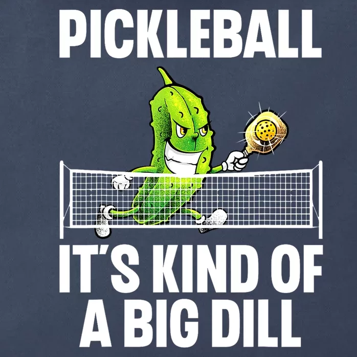 Pickle Ball Player Big Dill Cool Pickleball Gift Zip Tote Bag