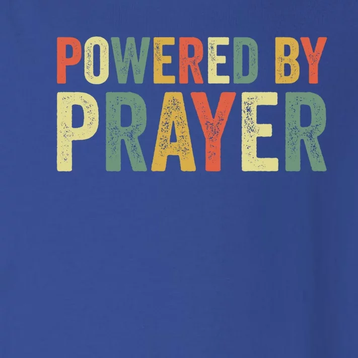 Powered By Prayer God Believer Pray Christian Faith Religion Gift Toddler Long Sleeve Shirt