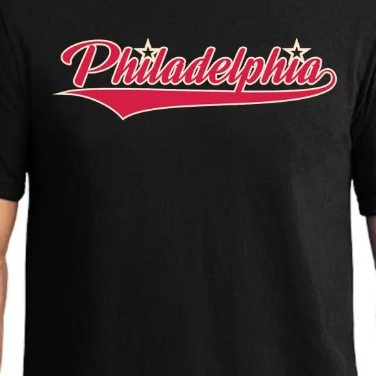 Philadelphia Baseball Philly Retro Red Pajama Set