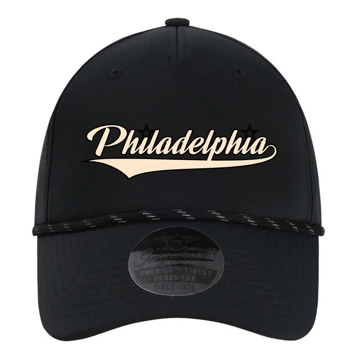 Philly Baseball Philadelphia Lettering Retro Performance The Dyno Cap