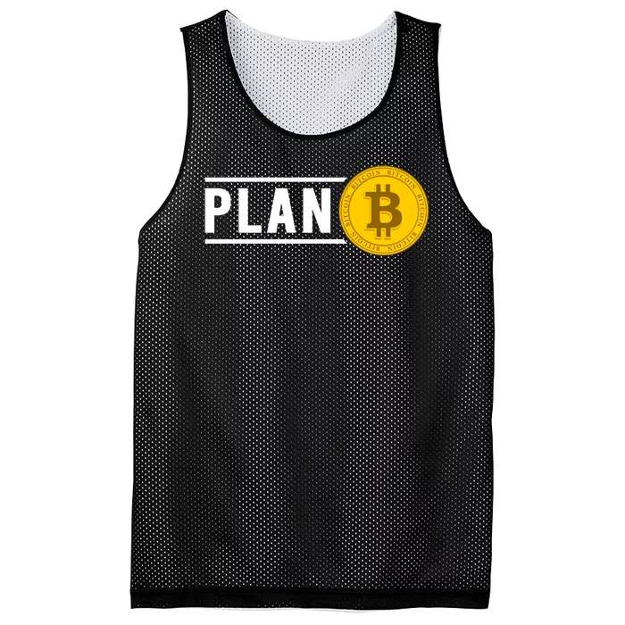 Plan Bitcoin Mesh Reversible Basketball Jersey Tank