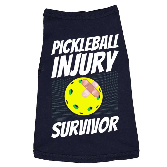 Pickleball BandAid Pickleball Injury Survivor Doggie Tank