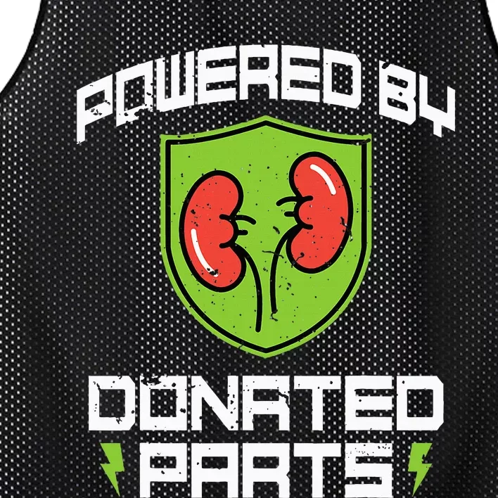 Powered By Parts Organ Transplant Kidney Surgery Mesh Reversible Basketball Jersey Tank