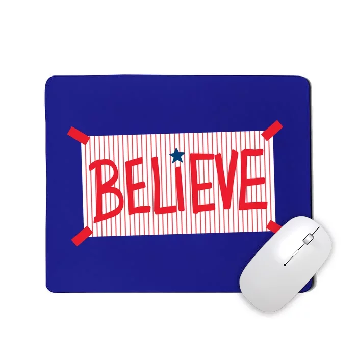 Philly Believe Philadelphia Baseball Mousepad