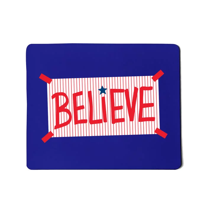 Philly Believe Philadelphia Baseball Mousepad