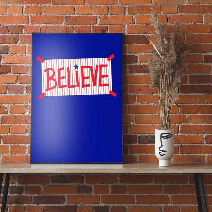 Philly Believe Philadelphia Baseball Poster