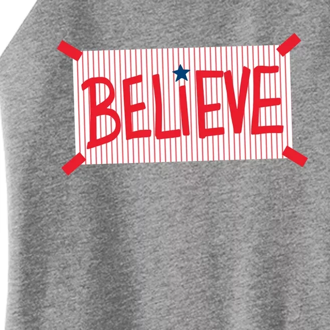 Philly Believe Philadelphia Baseball Women’s Perfect Tri Rocker Tank