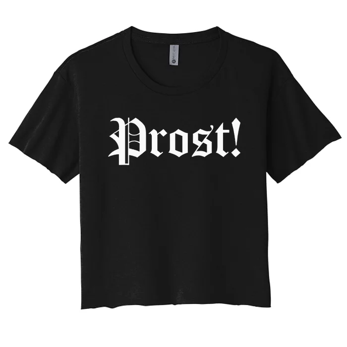 Prost Beer Women's Crop Top Tee