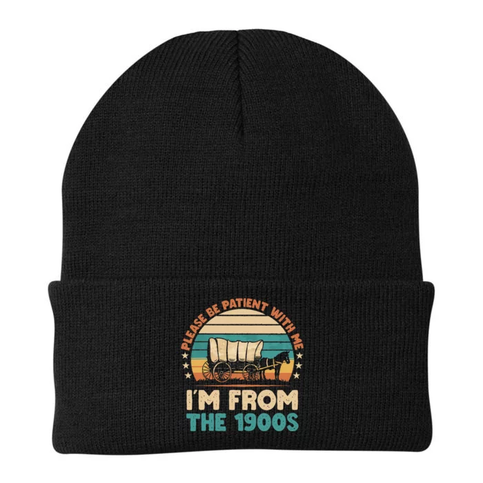 Please Be Patient With Me IM From The 1900s Vintage Knit Cap Winter Beanie