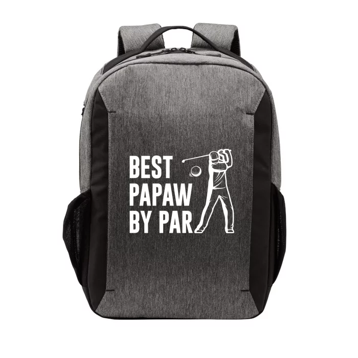 Papaw By Par Fathers Day Gift Golf Lover Gift Vector Backpack