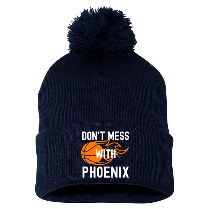 Phoenix Basketball Quote Arizona State PHX Basketball Pom Pom 12in Knit Beanie