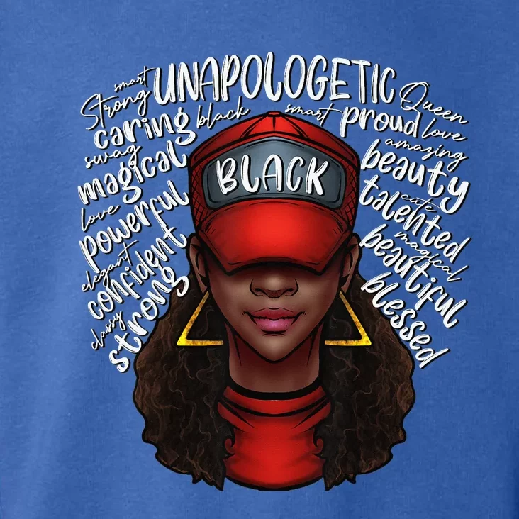 Proud Black Queen African American Ladies BHM Toddler Hoodie