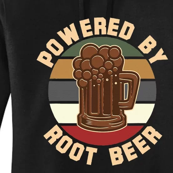 Powered By Root Beer Women's Pullover Hoodie