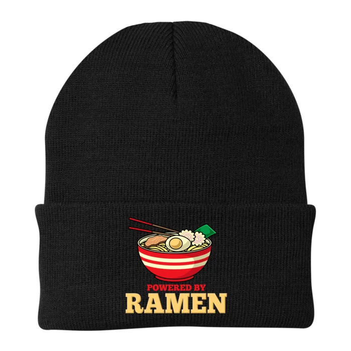 Powered By Ramen Japanese Anime Noodles Knit Cap Winter Beanie