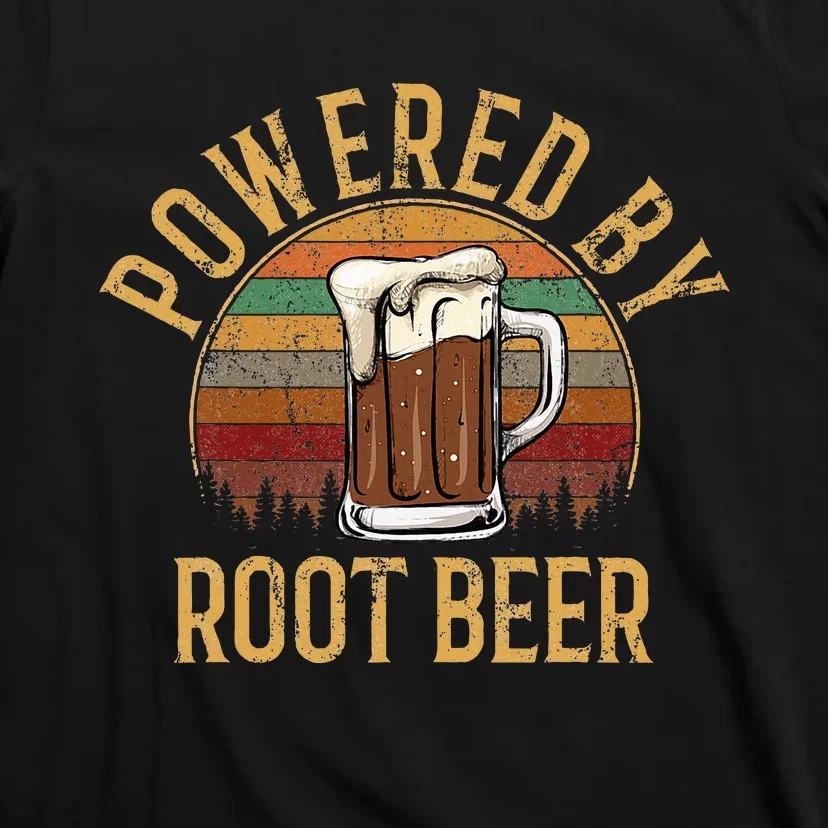 Powered by root beer retro root beer T-Shirt