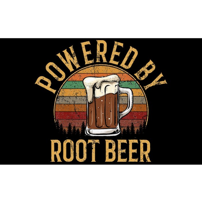 Powered by root beer retro root beer Bumper Sticker