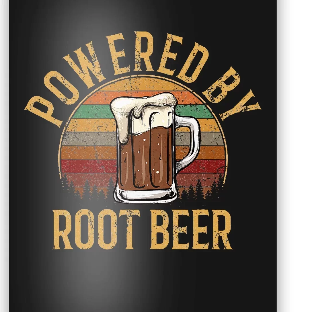 Powered by root beer retro root beer Poster