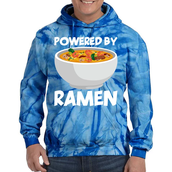 Powered By Ramen Gift Tie Dye Hoodie